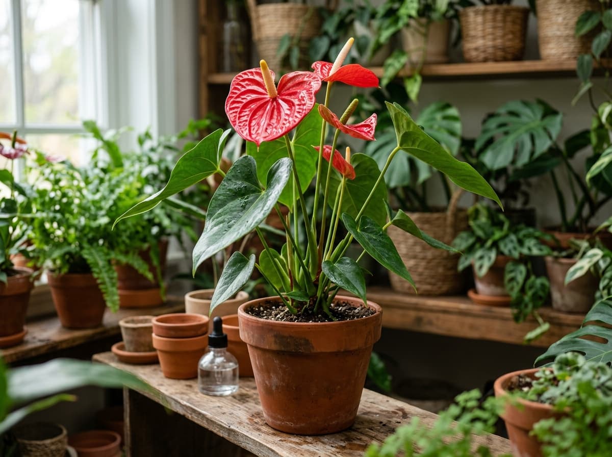 Anthurium (Flamingoblomst)