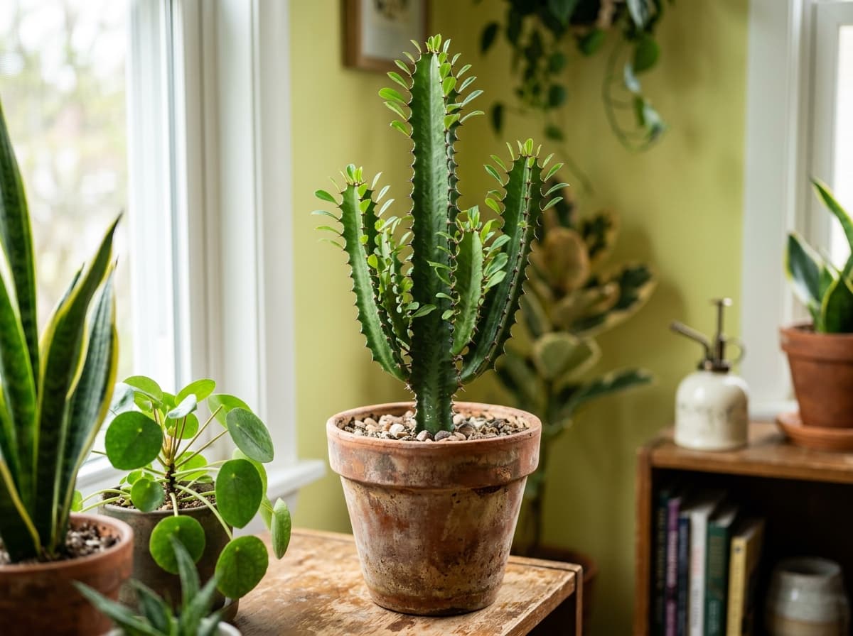 Árvore-africana-de-leite (Euphorbia Trigona)