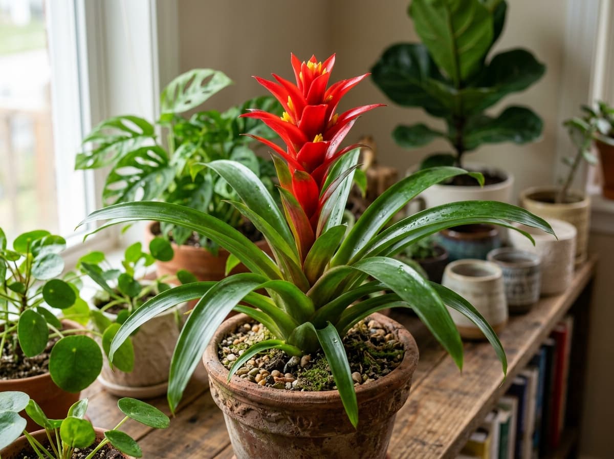 Timanttiananas (Guzmania)