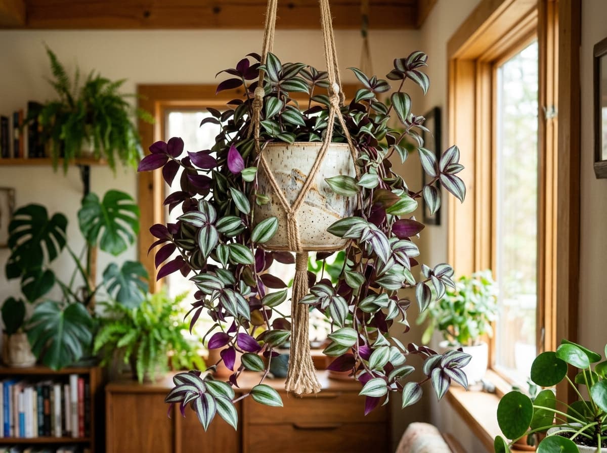 Tradescantia Zebrina (Erva-da-fortuna)
